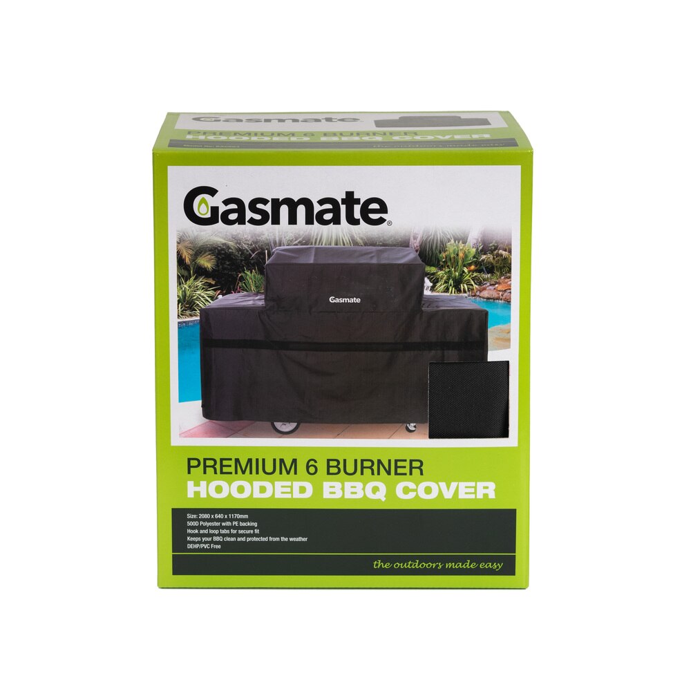 Gasmate 6 Burner Hooded Premium BBQ Cover