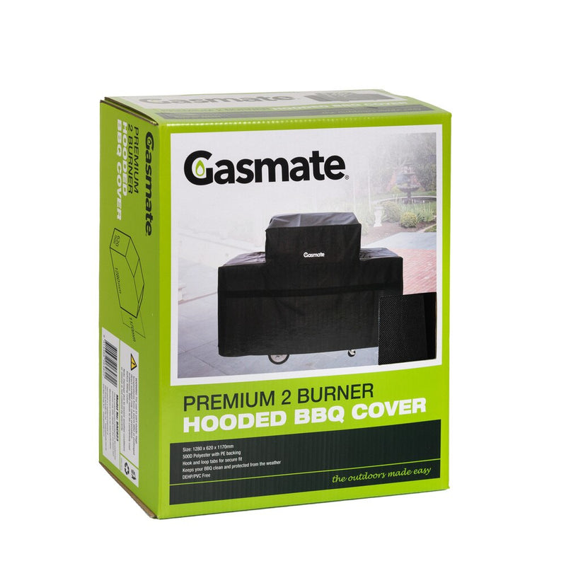 Gasmate 2 Burner Hooded Premium BBQ Cover
