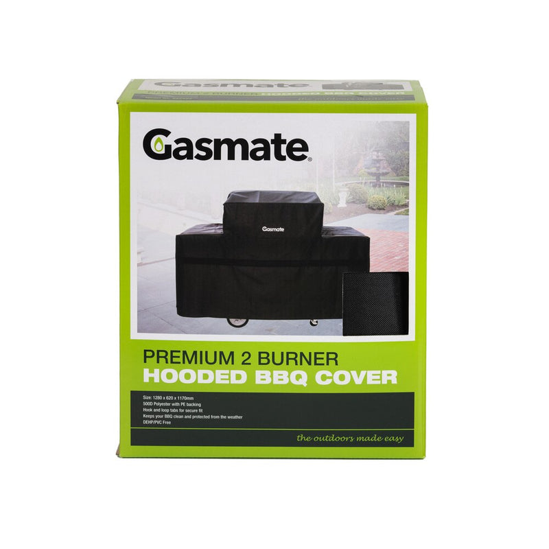 Gasmate 2 Burner Hooded Premium BBQ Cover