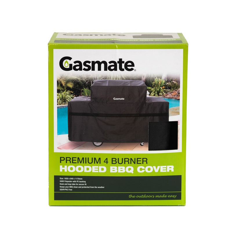 Gasmate 4 Burner Hooded Premium BBQ Cover