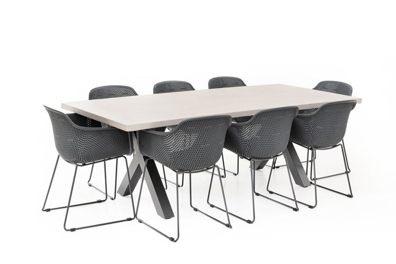 Excalibur Chelsea Dining Setting with Chairs