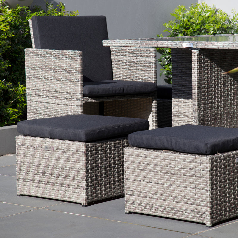 Excalibur Seaside 9 Piece Dining Setting