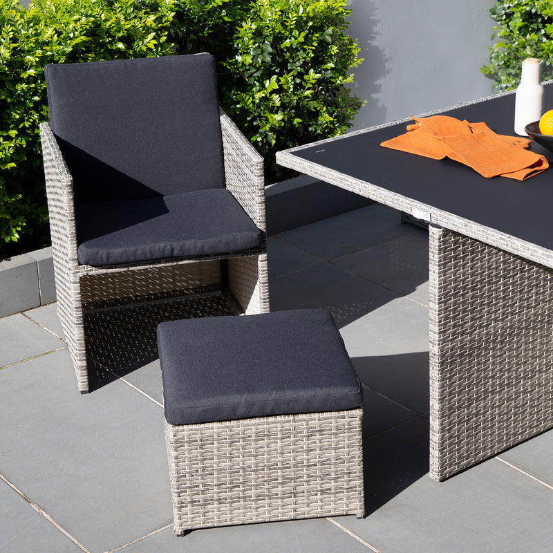 Excalibur Seaside 9 Piece Dining Setting
