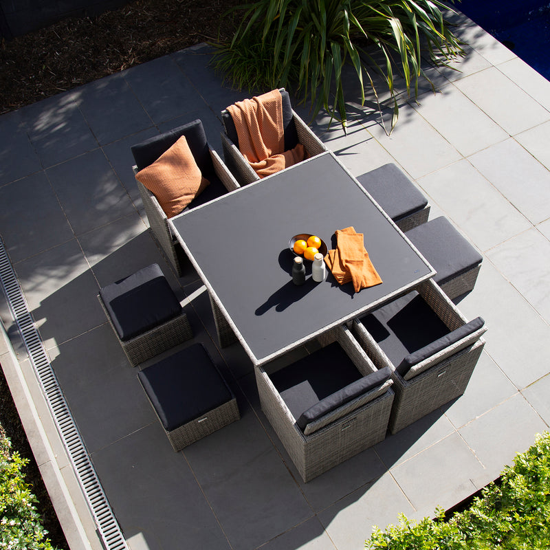 Excalibur Seaside 9 Piece Dining Setting
