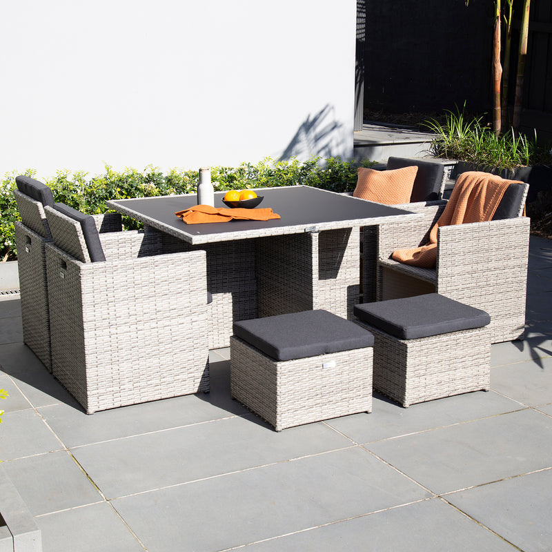 Excalibur Seaside 9 Piece Dining Setting