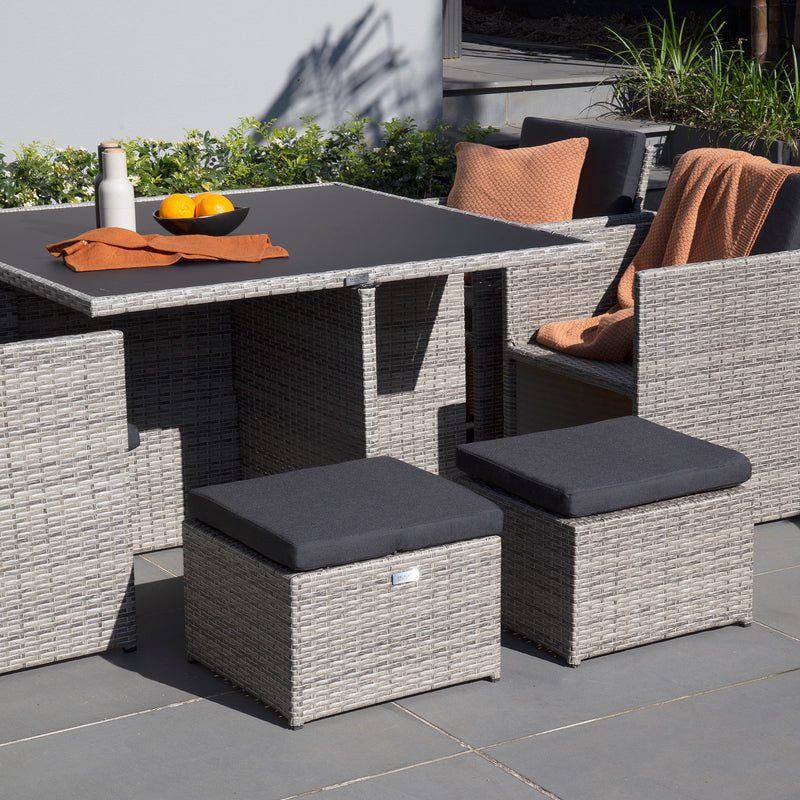 Excalibur Seaside 9 Piece Dining Setting