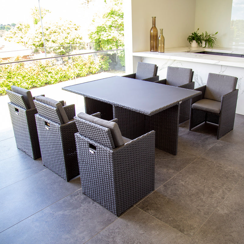 Excalibur Seaside 13 Piece Dining Setting
