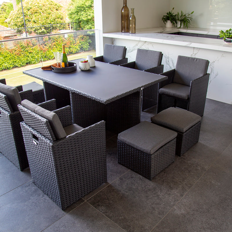 Excalibur Seaside 13 Piece Dining Setting