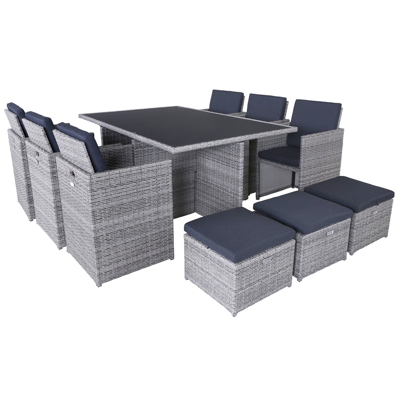 Excalibur Seaside 13 Piece Dining Setting
