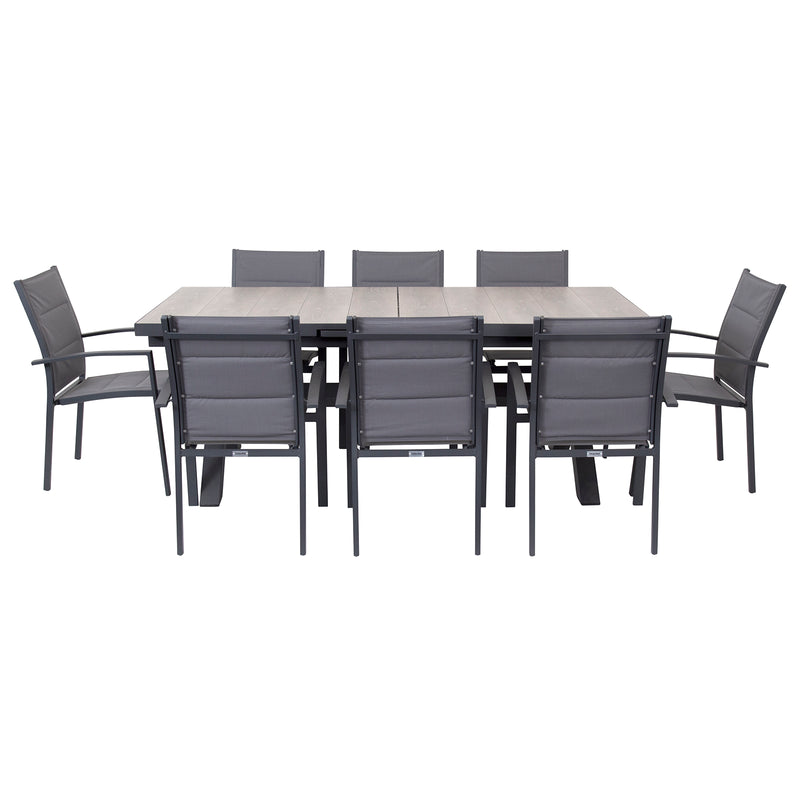 Excalibur Sultan Extension Dining Setting with Valencia Chairs