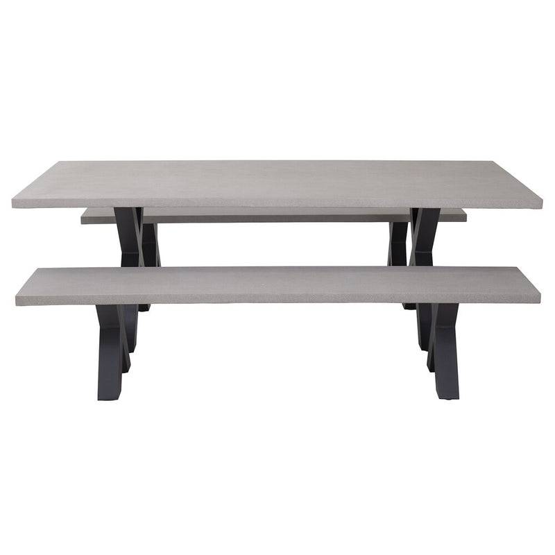 Excalibur Chelsea Bench Seat Dining Setting