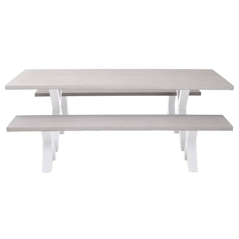 Excalibur Chelsea Bench Seat Dining Setting