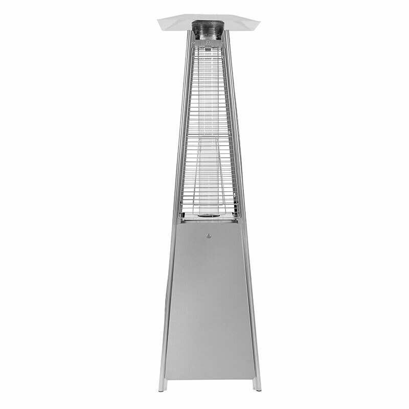 Gasmate Deluxe Stainless Steel Pyramid Flame Heater