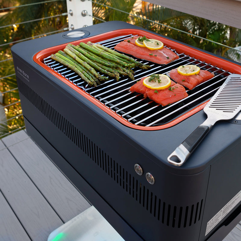 Everdure Fusion Electric Ignition Charcoal BBQ with Pedestal
