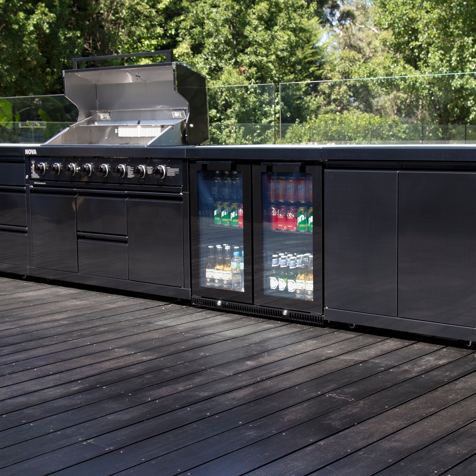 Gasmate Nova Graphite 6-Burner BBQ Kitchen Package 1