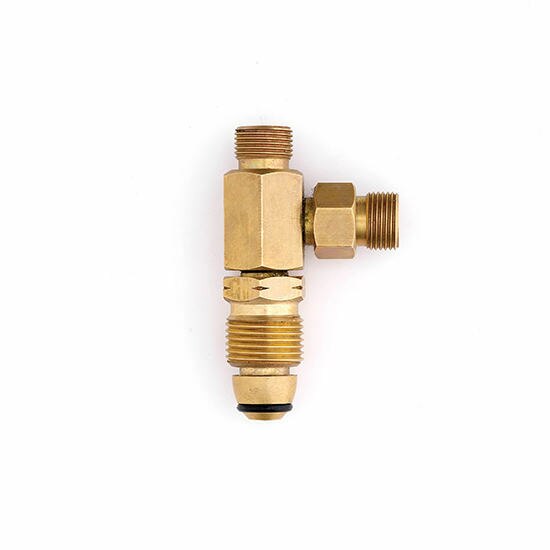 Gasmate Adaptor to twin 3/8 BSP LH outlets