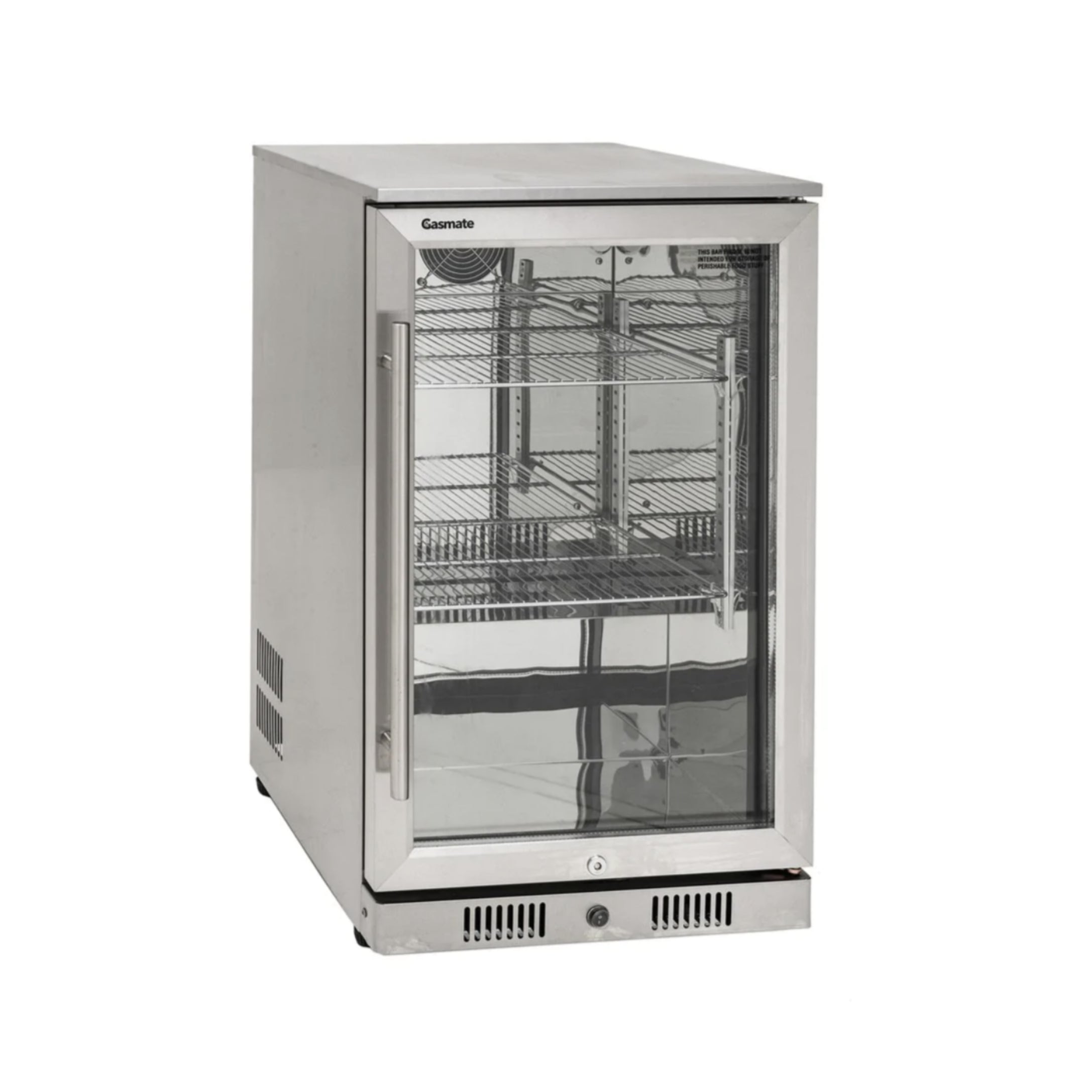 Bundle Gasmaster Hero 4 Burner BBQ & Dual Side Burner & 120cm Rangehood & Gasmate 1 Door 118L Bar Fridge