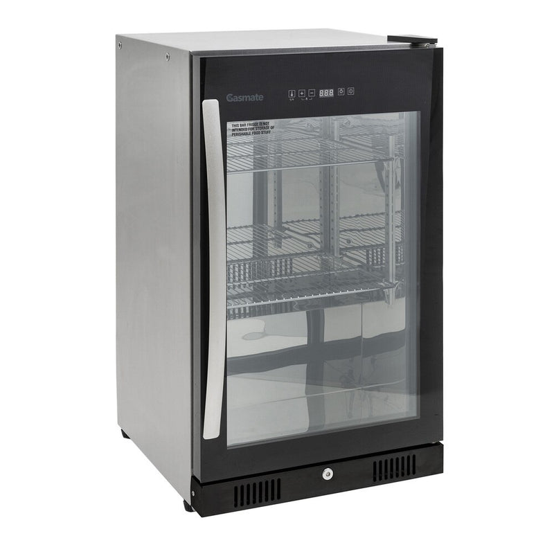 Gasmate Premium Glass Door 118L Bar Fridge