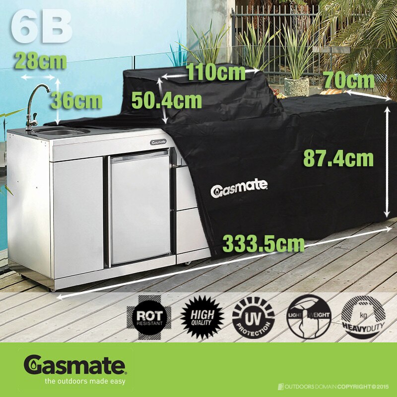 Gasmate 6-Burner BBQ Kitchen Cover