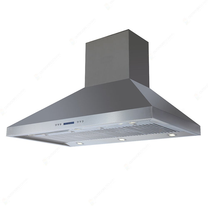 Bundle Gasmaster Hero Twin Hood 6 Burner BBQ & Dual Side Burner & 120cm Rangehood & Gasmate 1 Door 118L Bar Fridge