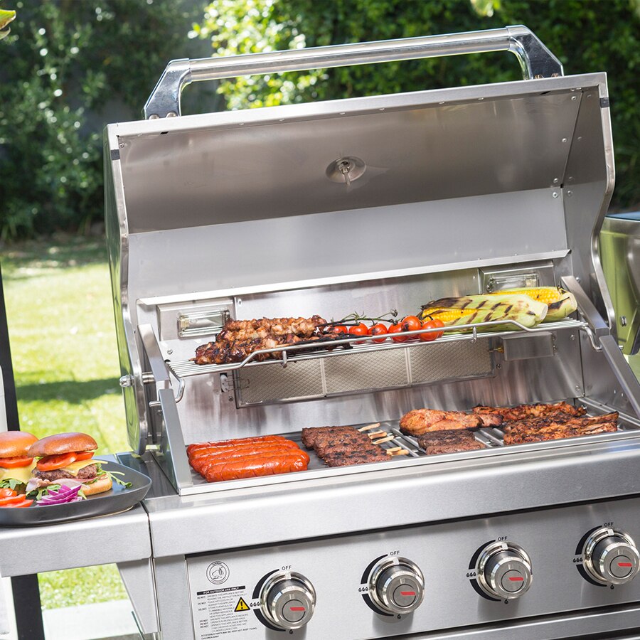 Gasmaster Hero Twin Hood 6 Burner BBQ