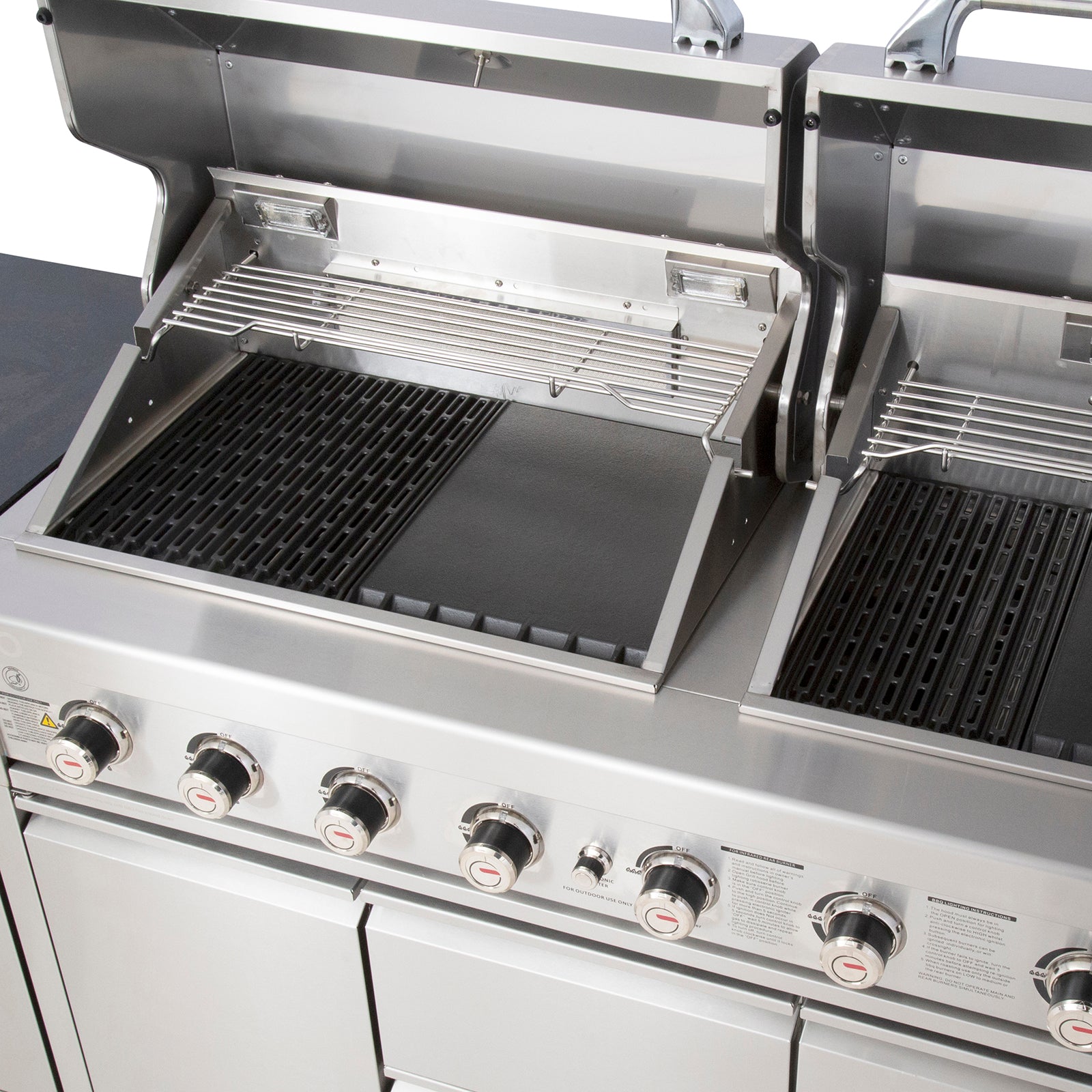 Gasmaster Hero Twin Hood 6 Burner BBQ Kitchen 3