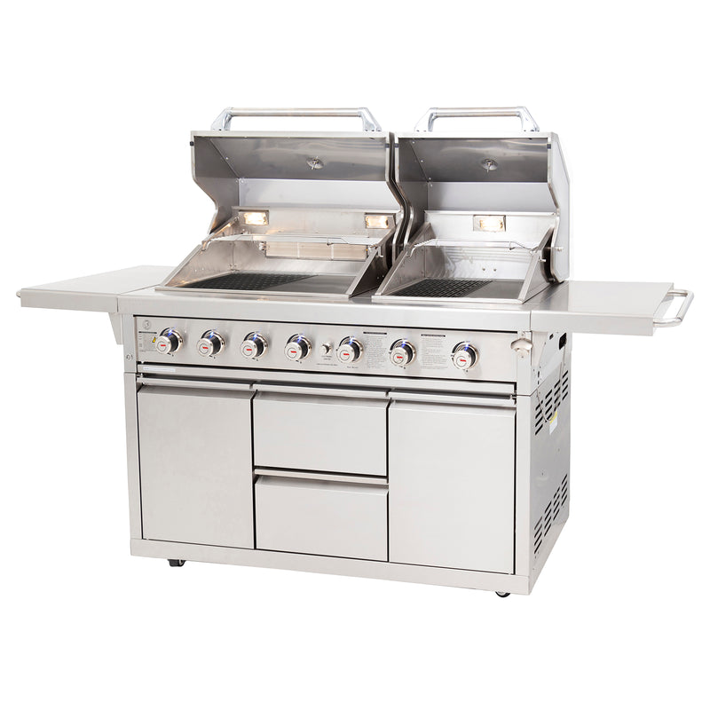 Gasmaster Hero Twin Hood 6 Burner BBQ