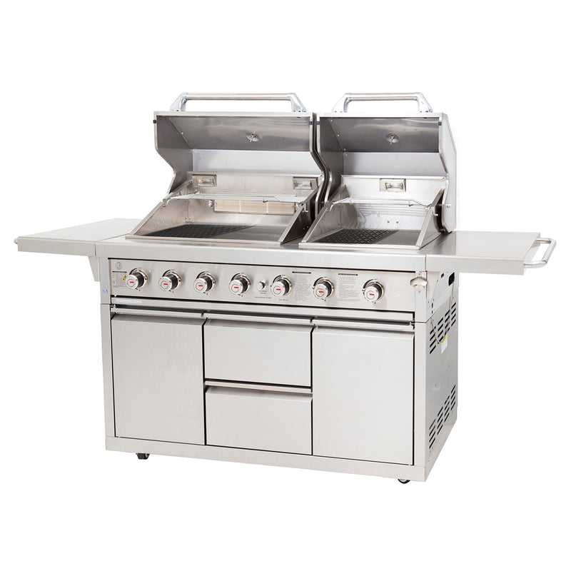 Gasmaster Hero Twin Hood 6 Burner BBQ