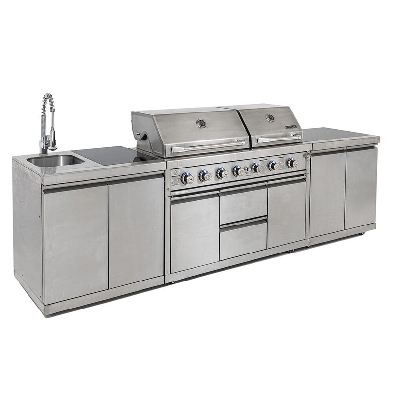Gasmaster Hero Twin Hood 6 Burner BBQ Kitchen 3