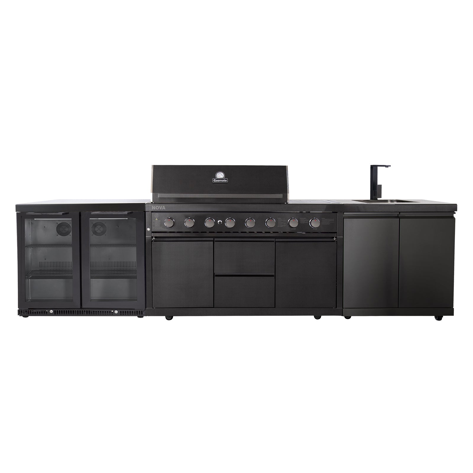 Gasmate Nova Graphite 6-Burner BBQ Kitchen Package 3