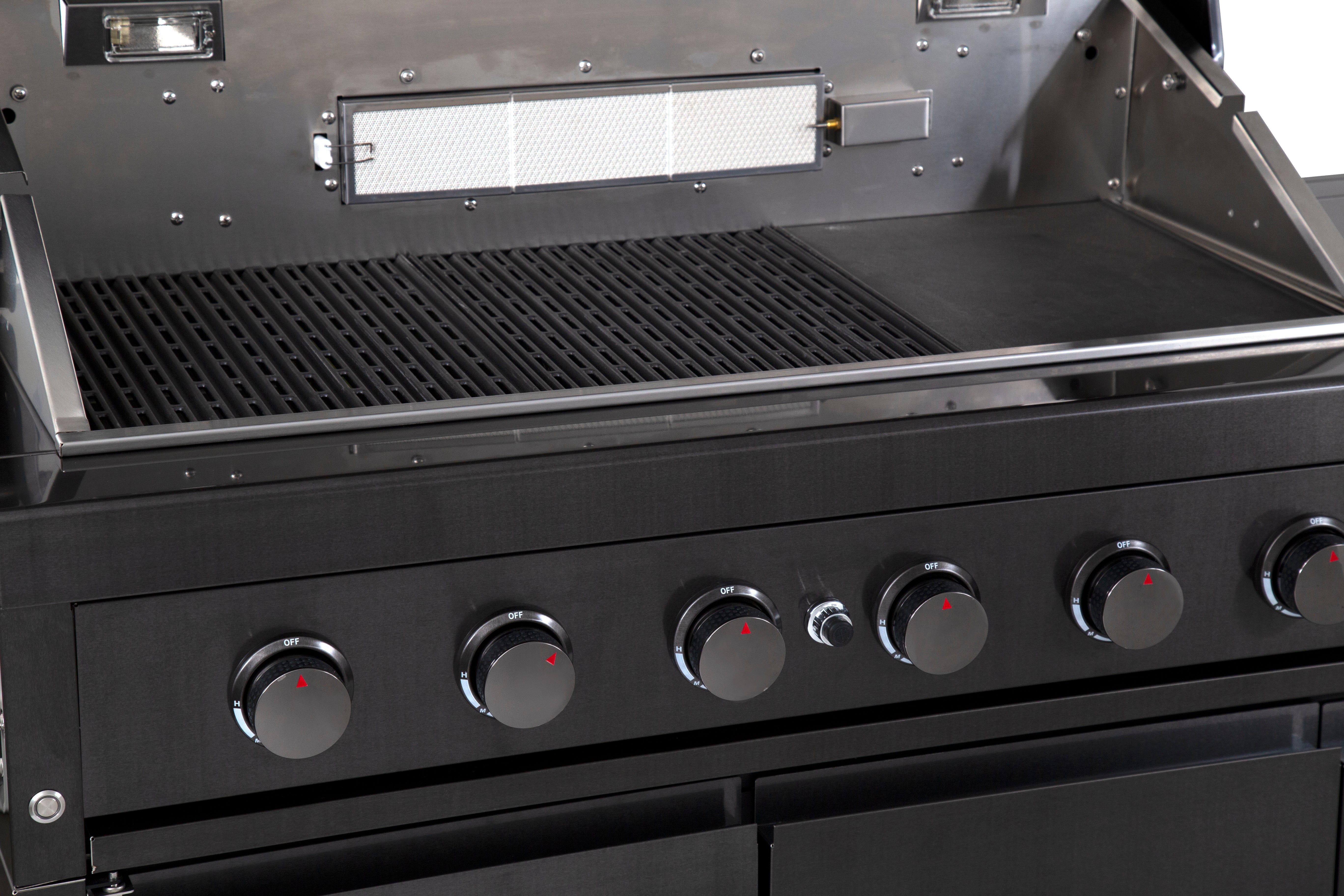 Gasmate Nova Graphite 6 Burner Classic Built-In BBQ