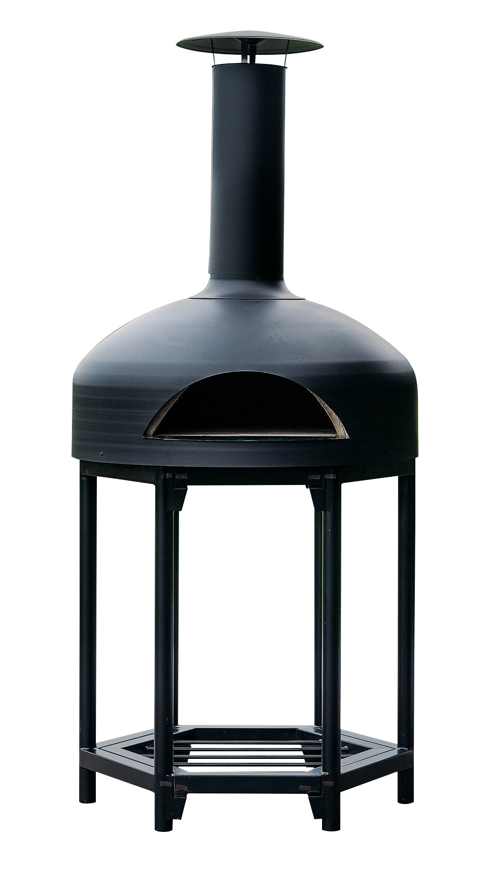 Polito Giotto Wood Fire Pizza Oven with Hexa Stand and Wheels