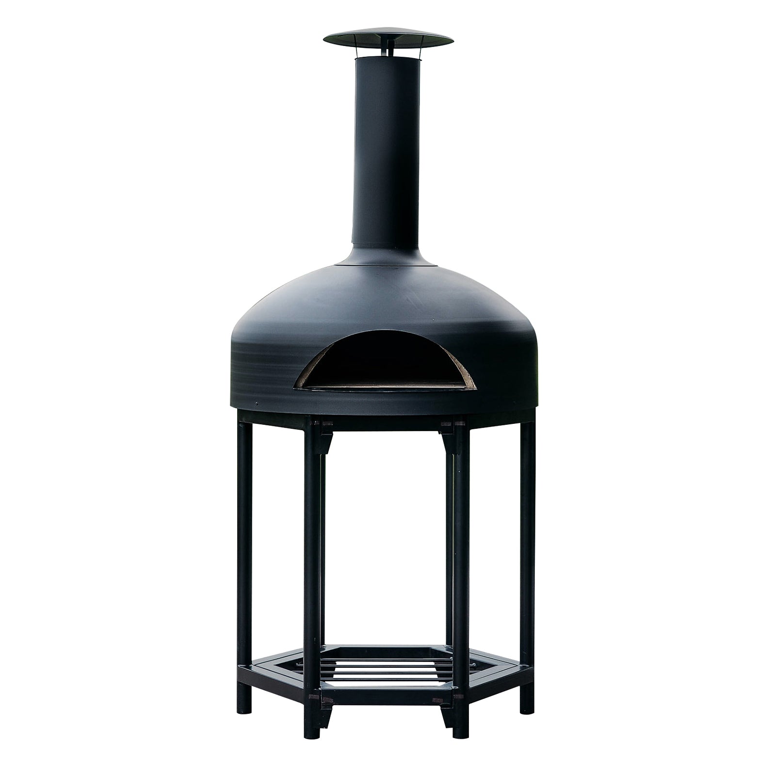 Polito Giotto Wood Fire Pizza Oven with Hexa Stand and Wheels