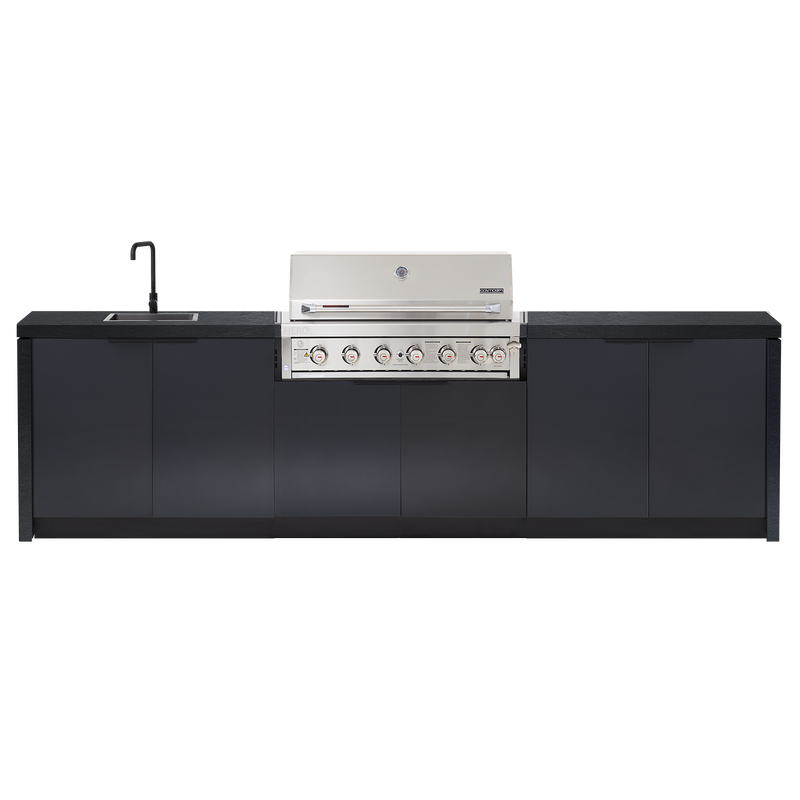 Cabinex Hero Classic 6-Burner Kitchen Package with Porcelain Benchtop