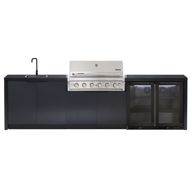 Cabinex Hero Classic 6-Burner Kitchen Package with Porcelain Benchtop
