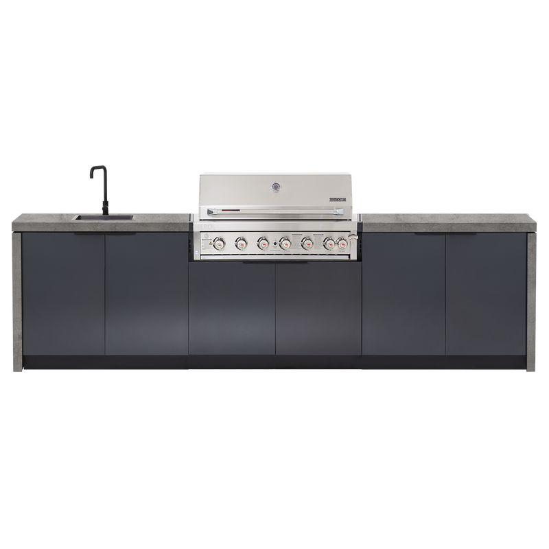 Cabinex Hero Classic 6-Burner Kitchen Package with Porcelain Benchtop