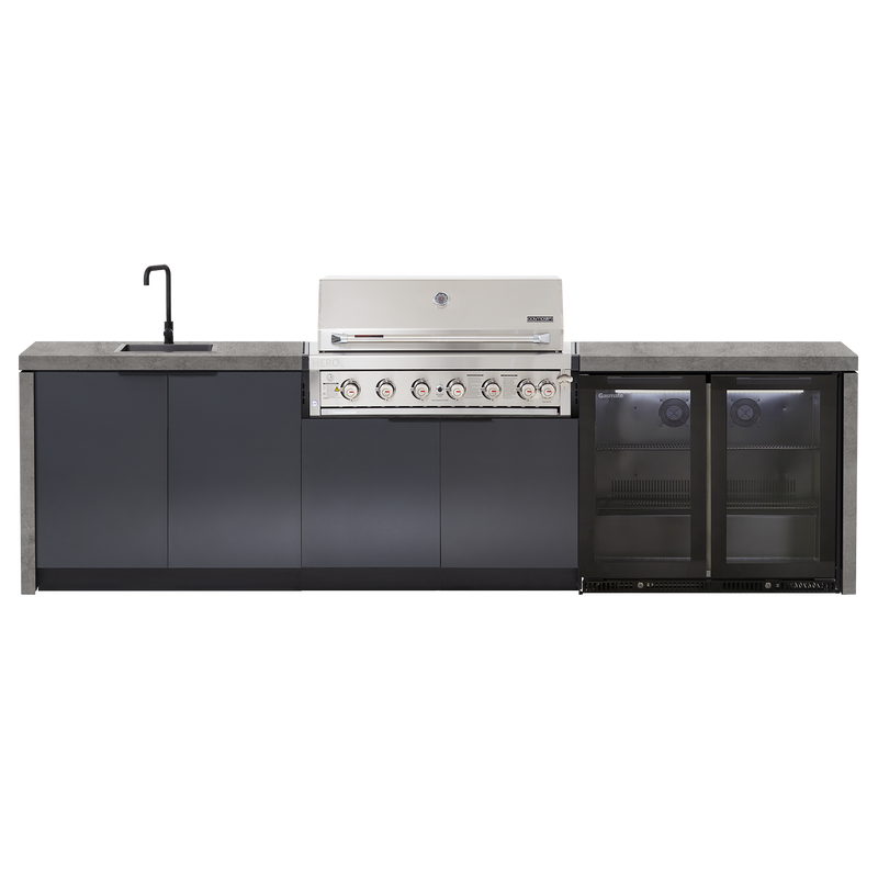 Cabinex Hero Classic 6-Burner Kitchen Package with Porcelain Benchtop