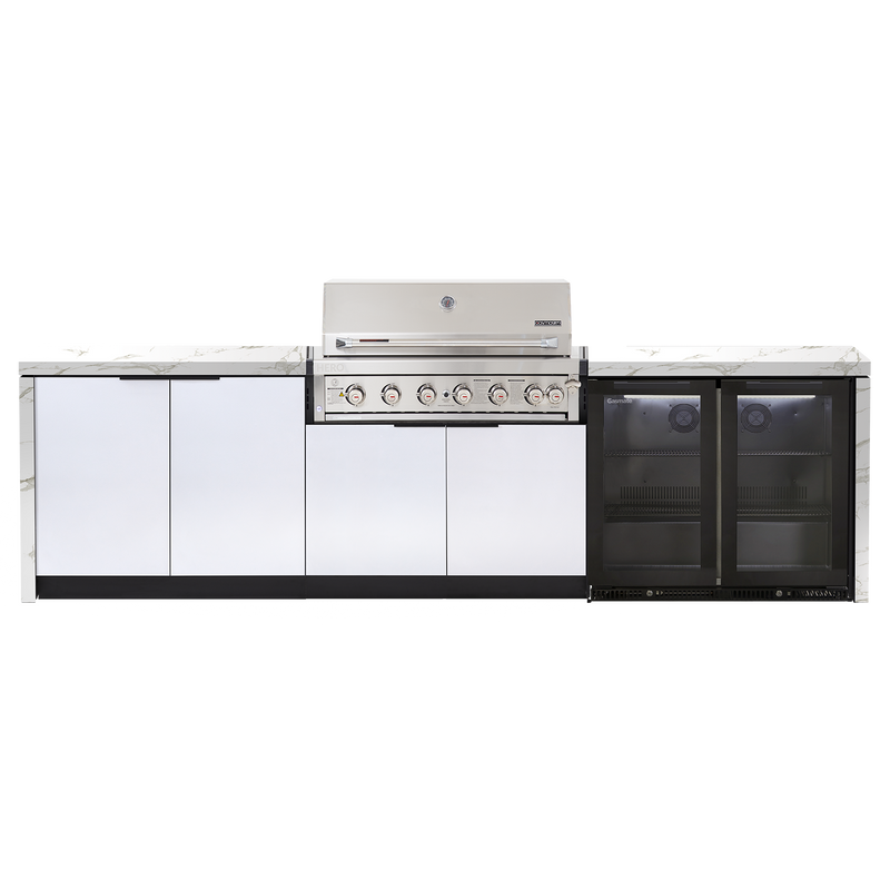Cabinex Hero Classic 6-Burner Kitchen Package with Porcelain Benchtop