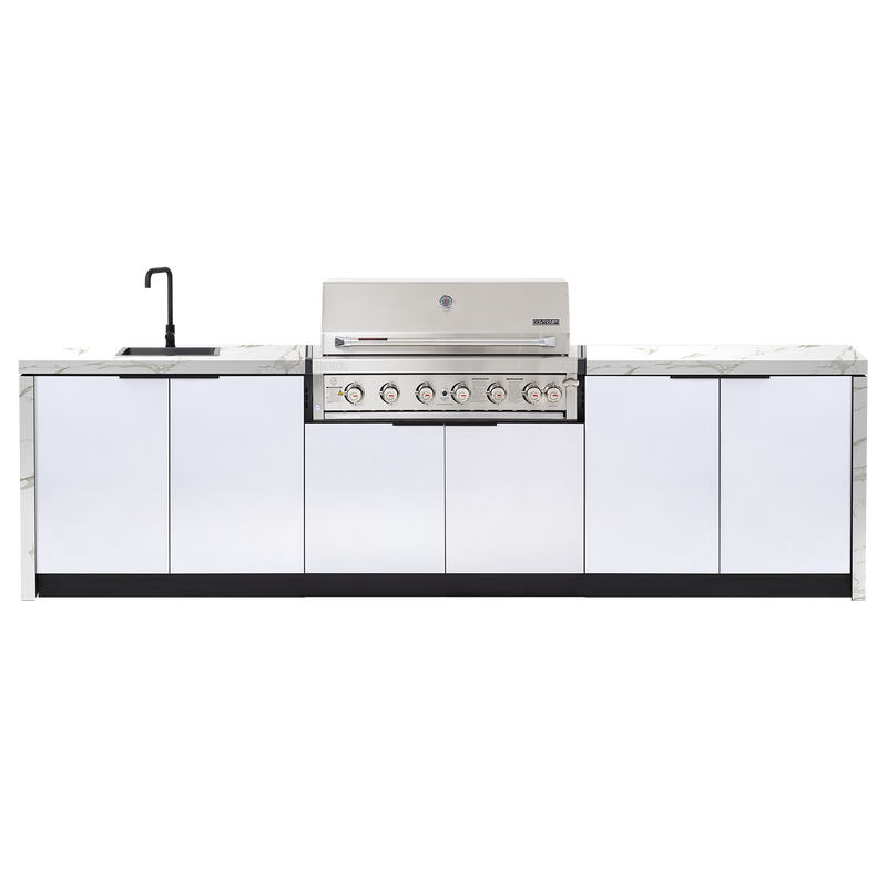 Cabinex Hero Classic 6-Burner Kitchen Package with Porcelain Benchtop