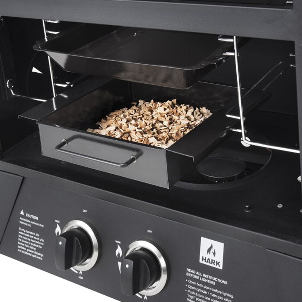 Hark Big Boss Extra Large Gas Smoker with Dual Burners