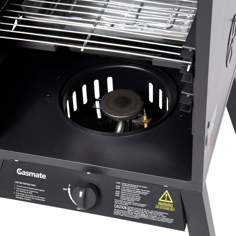 Gasmate Gas Smoker with Integrated Temperature Gauge
