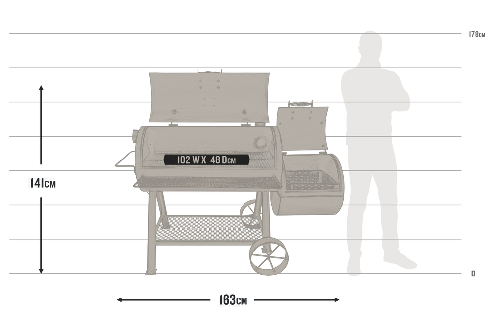 Oklahoma Joe's Longhorn Reverse Flow Offset Smoker