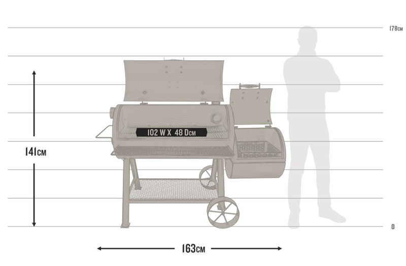 Oklahoma Joe's Longhorn Reverse Flow Offset Smoker