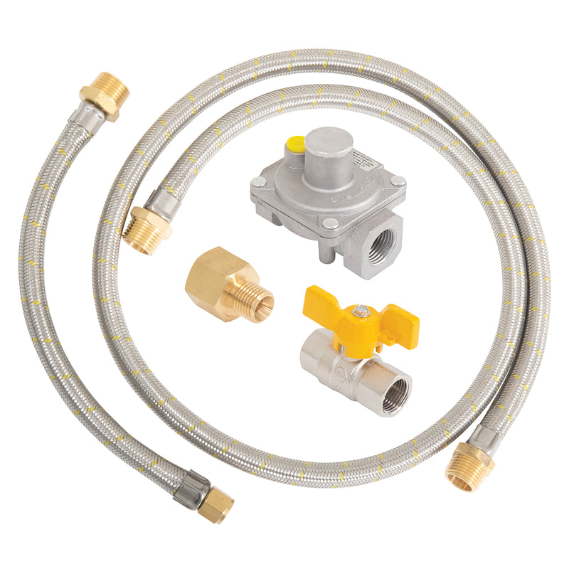 Gasmate Natural Gas Conversion Kit with Ball Valve Fitting