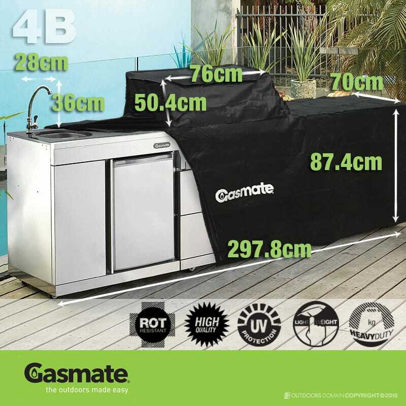 Gasmate Platinum & Professional 4 Burner Kitchen BBQ Cover