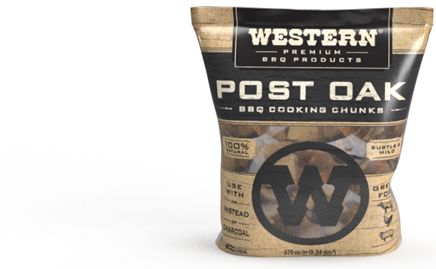 Western BBQ Oak Wood Chunks 3.1kg