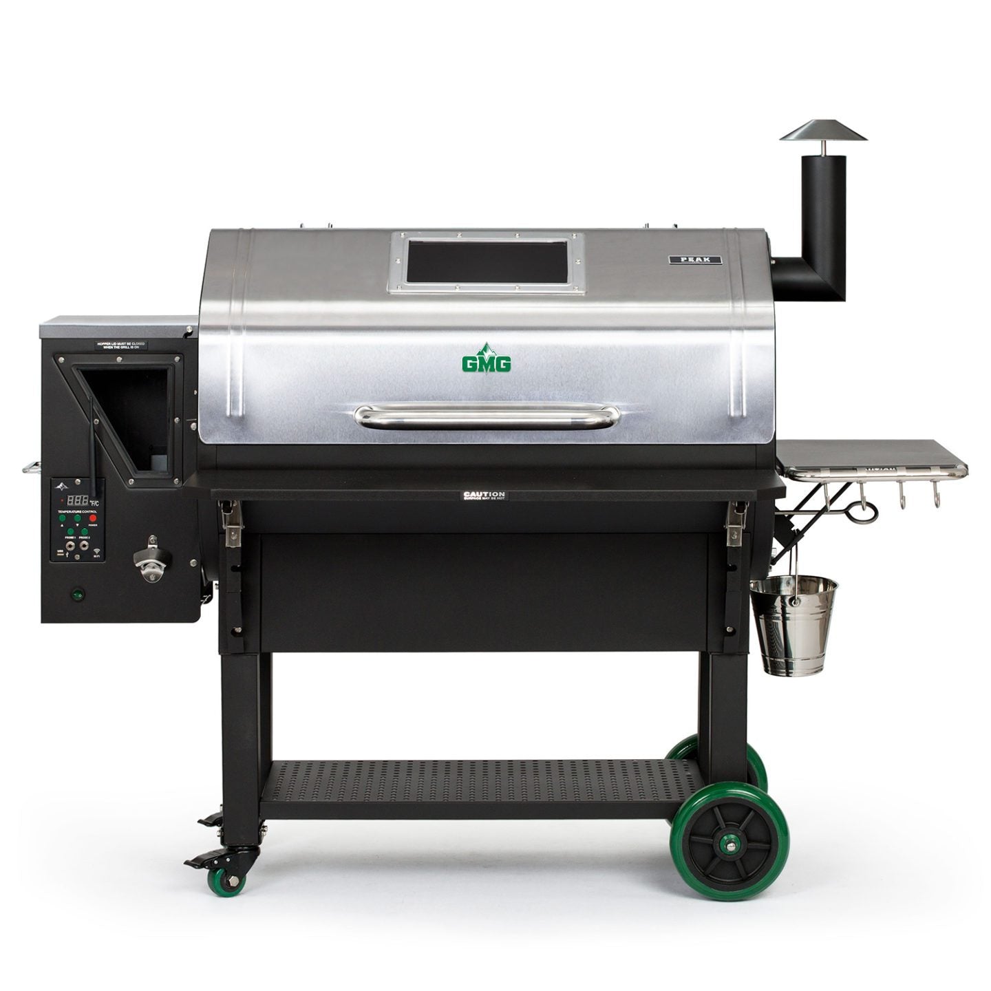 GMG Peak Prime Plus WiFi Pellet Grill with Stainless Steel Hood