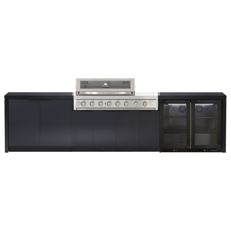 Cabinex Platinum III 6-Burner Kitchen Package with Porcelain Benchtop