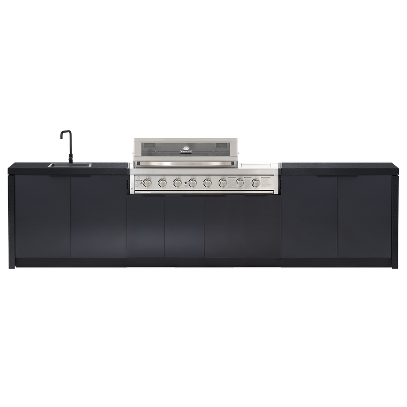 Cabinex Platinum III 6-Burner Kitchen Package with Porcelain Benchtop