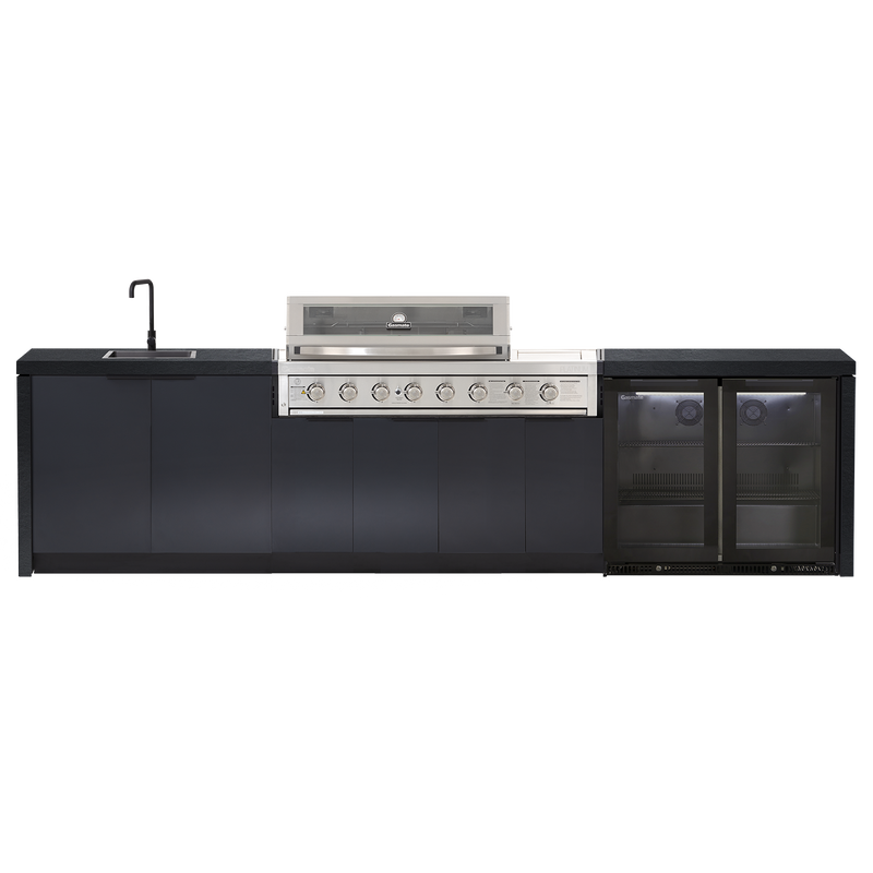 Cabinex Platinum III 6-Burner Kitchen Package with Porcelain Benchtop